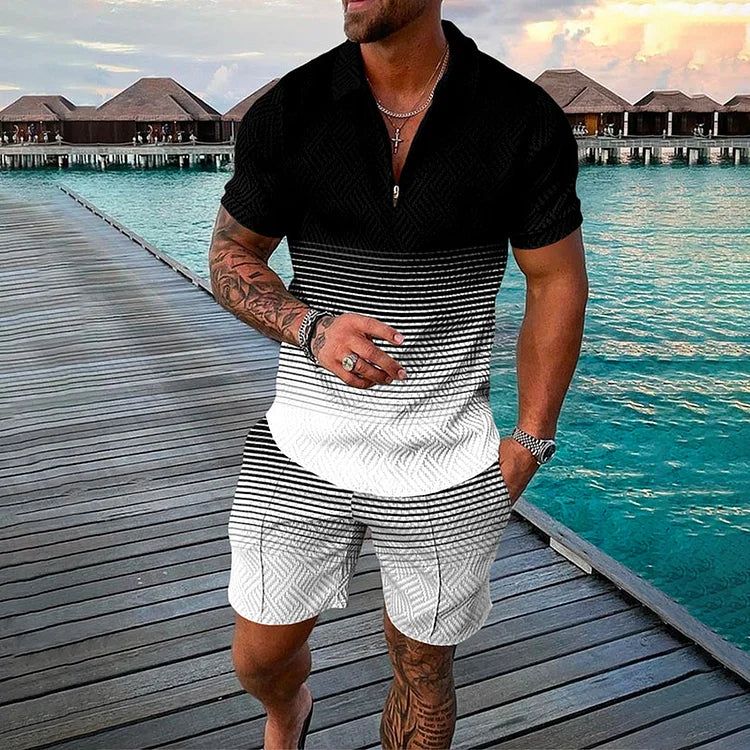 Nils - Ensemble Polo & Shorts Darkness