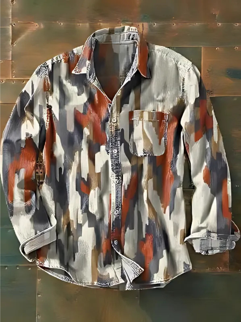 ALFONSO - CHEMISE ÉLÉGANTE AVEC POCHETTE PRATIQUE