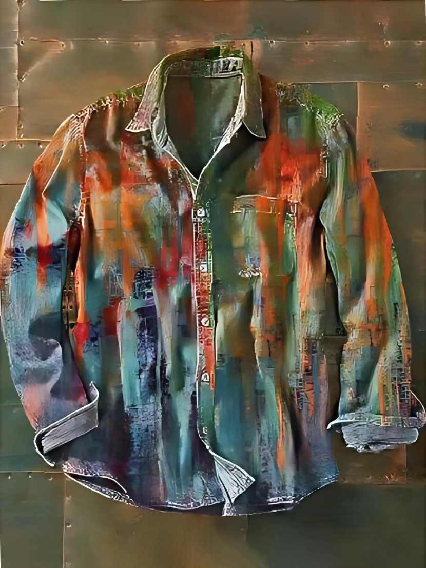 SALVATORE - CHEMISE ÉLÉGANTE AVEC POCHETTE PRATIQUE
