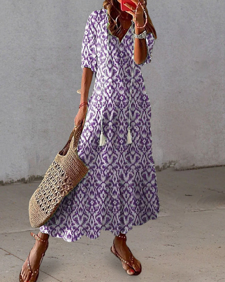 Dianna – Robe bohème coupe flatteuse