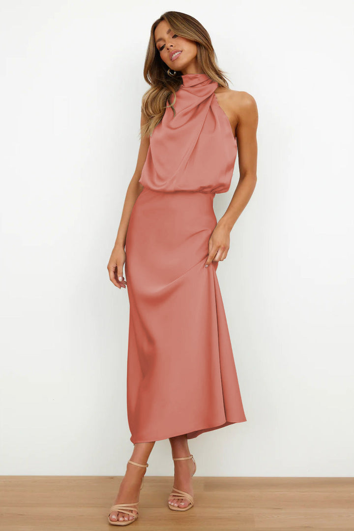Theresa – Robe Longue Dos Nu Élégante et Polyvalente