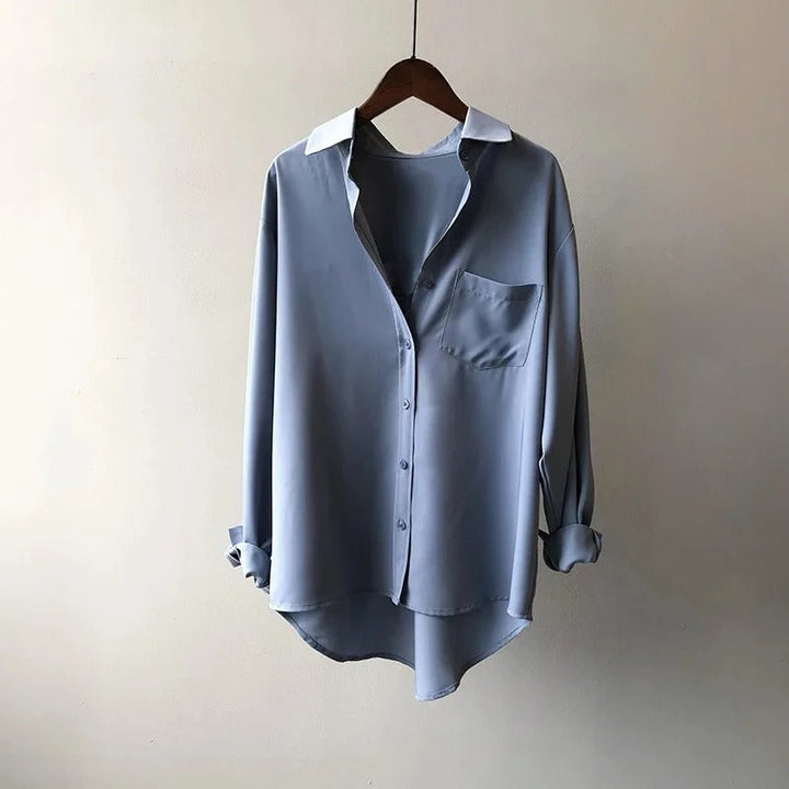 Monaco – Blouse Élégante en Soie Douce