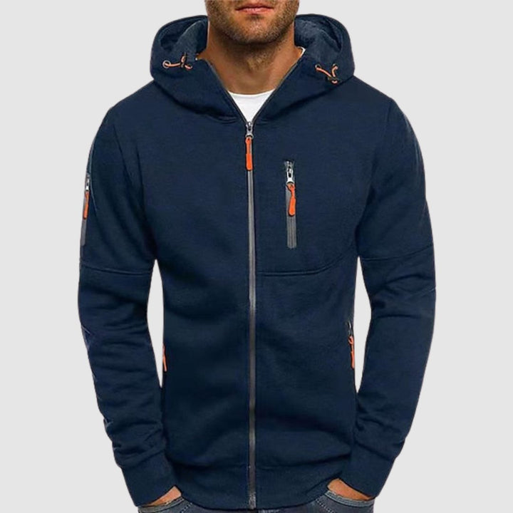 Magnus – Sweat à capuche zippé au confort exceptionnel
