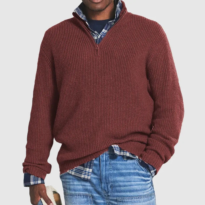Harry -Pull à col zippé