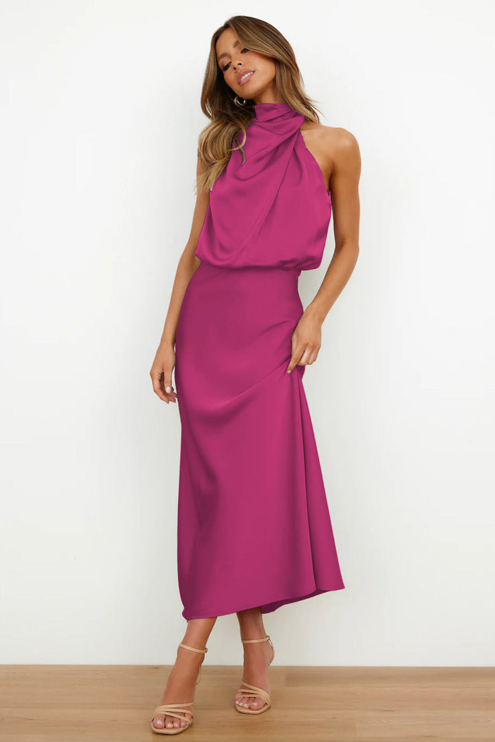 Theresa – Robe Longue Dos Nu Élégante et Polyvalente