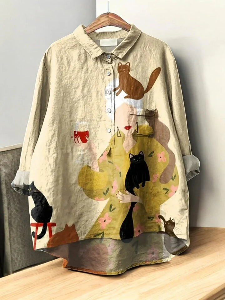 Louisa – Blouse Fleurie Classique
