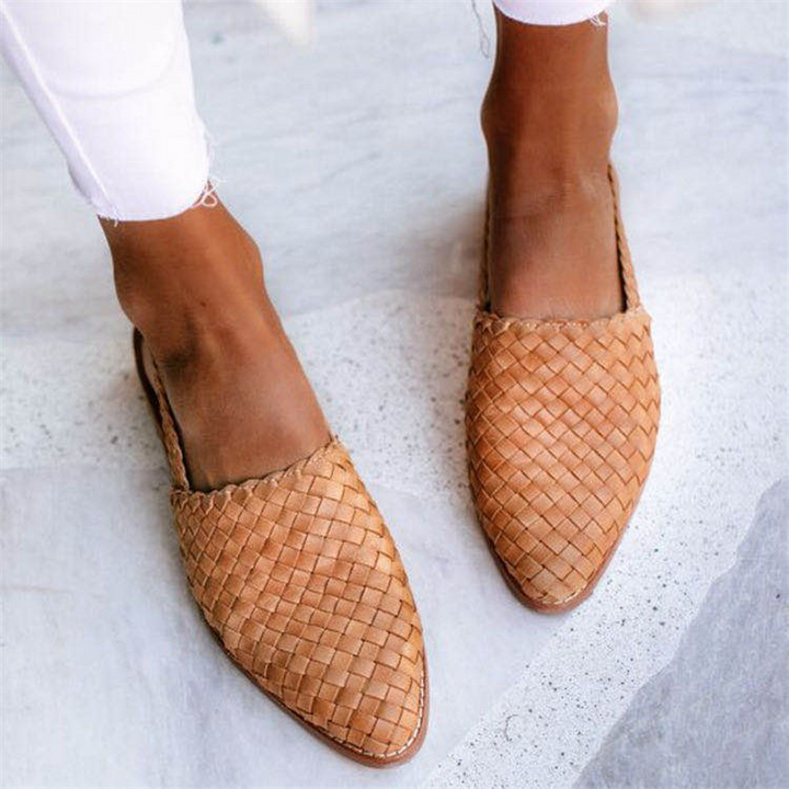 Bianca – Mocassins Tressés d’Exception