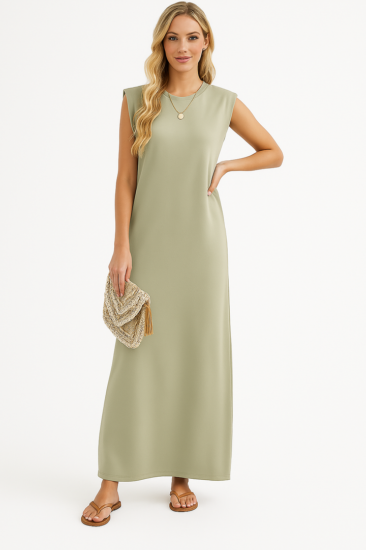 Claire – Robe Maxi Fluide Sans Plis