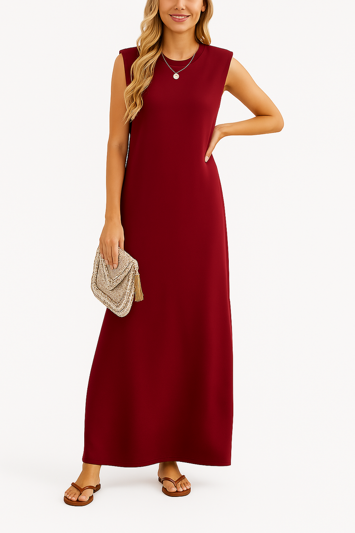 Claire – Robe Maxi Fluide Sans Plis