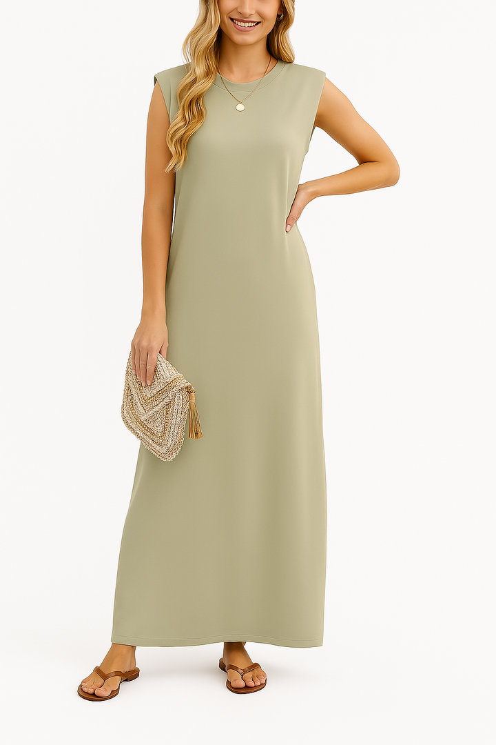 Claire – Robe Maxi Fluide Sans Plis