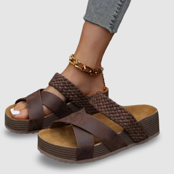 Flore – Sandales Orthopédiques Élégantes et Ultra-Confortables