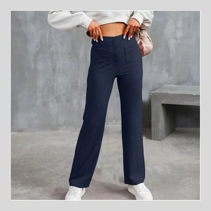 NADIA™ | Pantalon stretch à taille haute