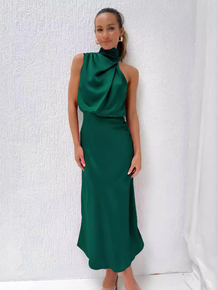 Theresa – Robe Longue Dos Nu Élégante et Polyvalente
