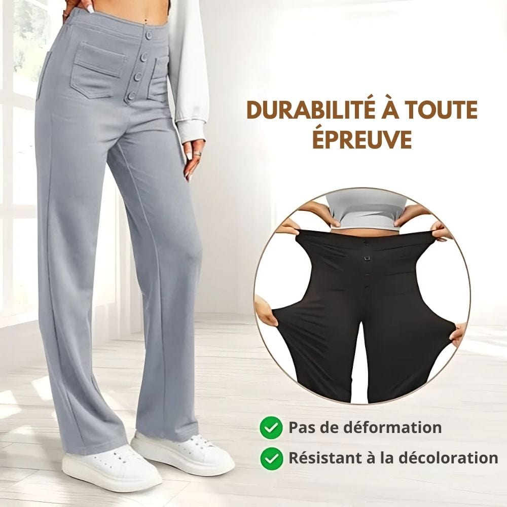 NADIA™ | Pantalon stretch à taille haute