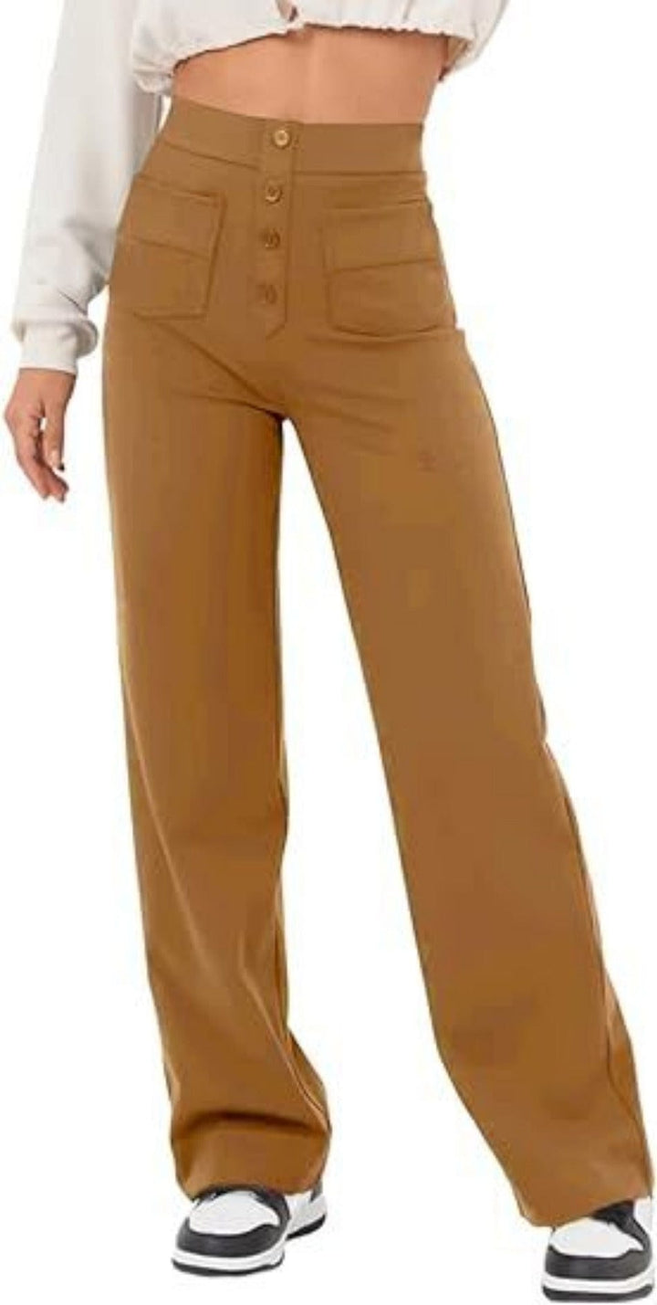 NADIA™ | Pantalon stretch à taille haute