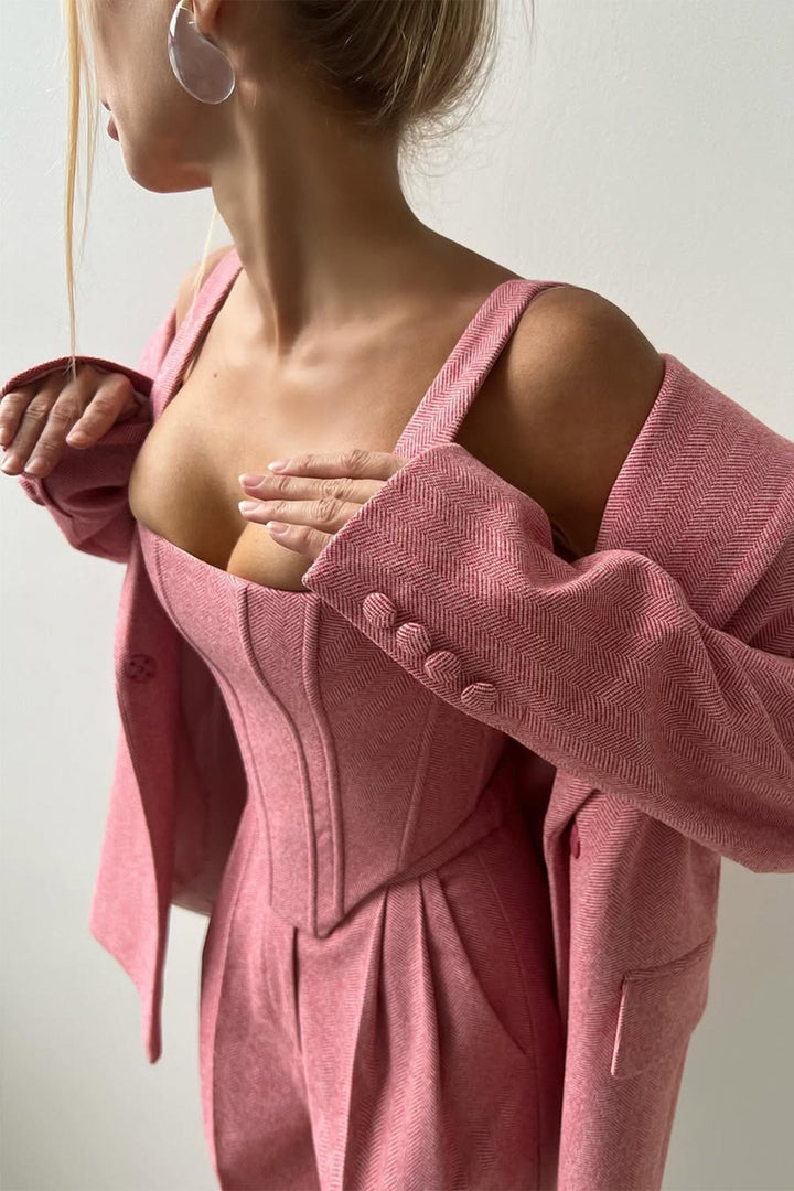 Ensemble 3 pièces avec blazer