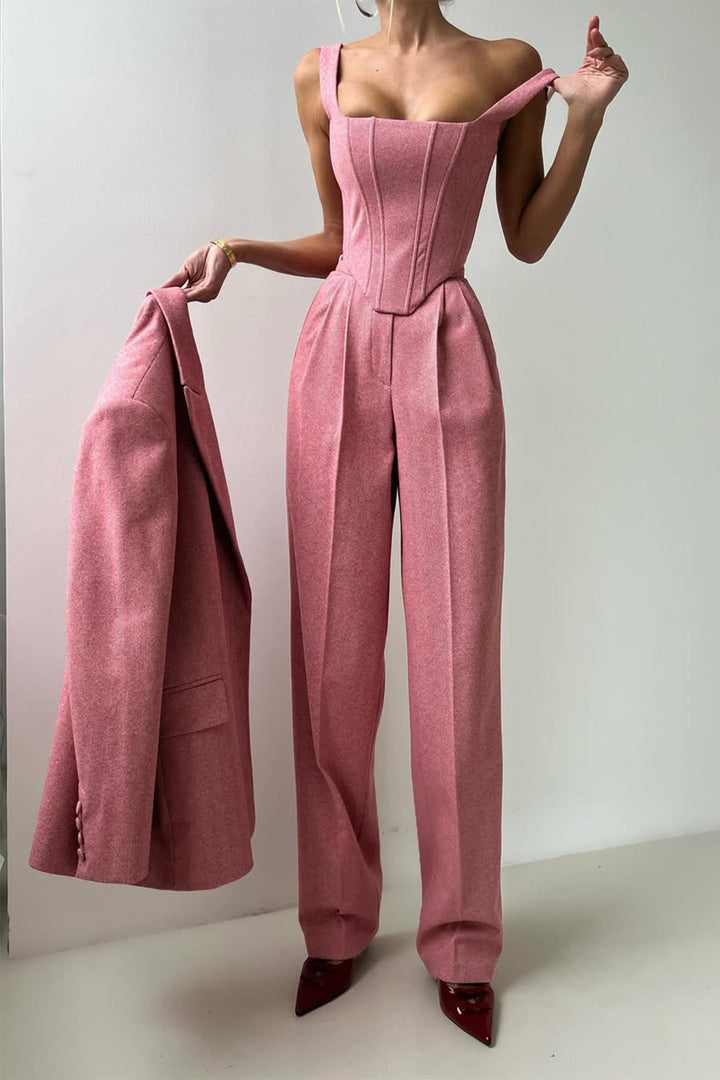 Ensemble 3 pièces avec blazer