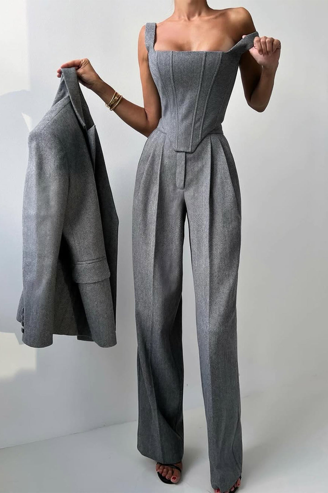Ensemble 3 pièces avec blazer