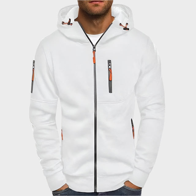 Magnus – Sweat à capuche zippé au confort exceptionnel