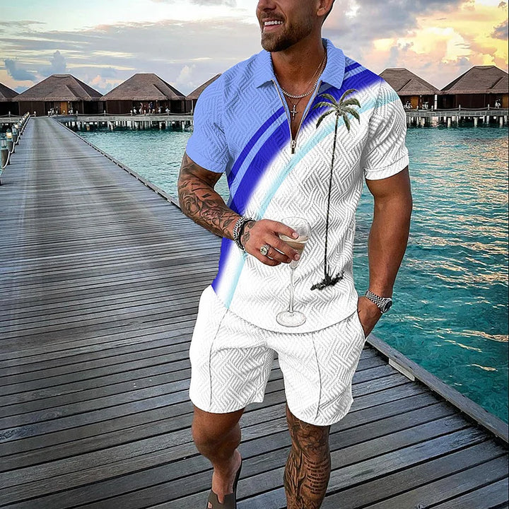 Liam - Ensemble Polo & Shorts Tropicana