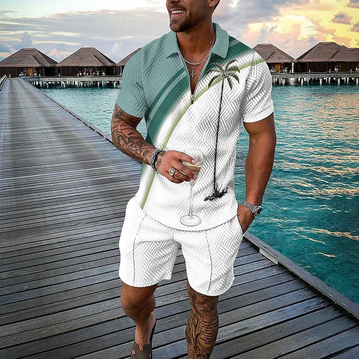 Liam - Ensemble Polo & Shorts Tropicana