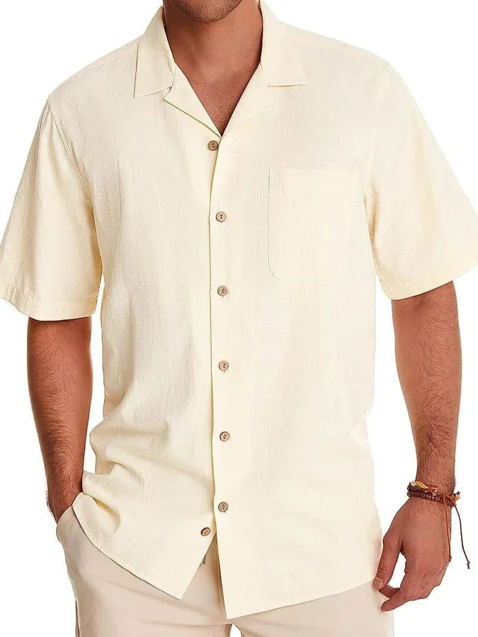 Huib | Chemise Décontractée à Poches & Col Revers