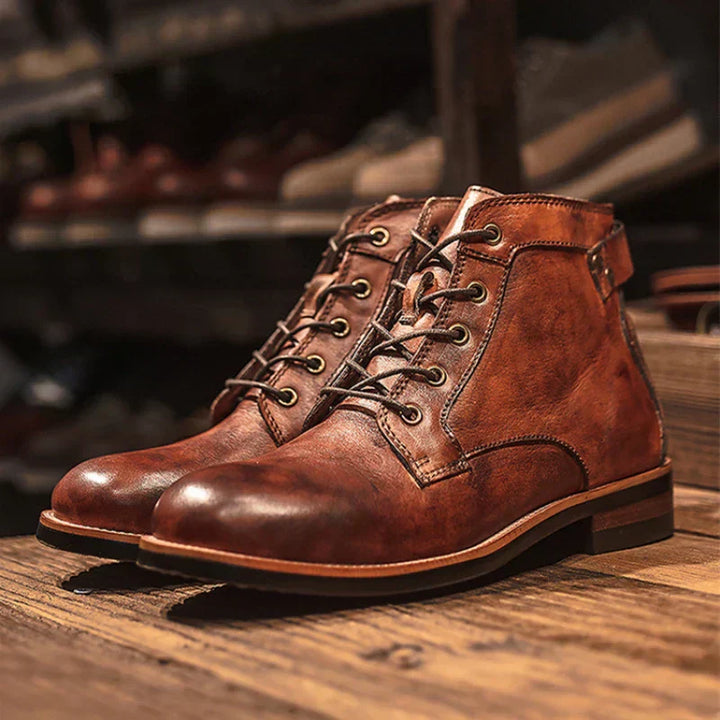 Hunter – Bottes en Cuir Vegan Robustes
