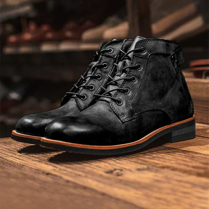 Hunter – Bottes en Cuir Vegan Robustes
