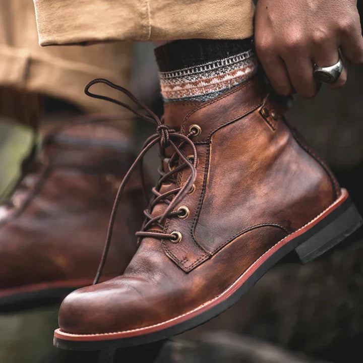 Hunter – Bottes en Cuir Vegan Robustes
