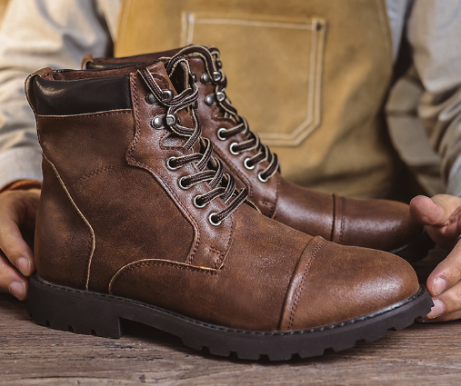 Colton – Bottes en Cuir Vegan pour Hommes