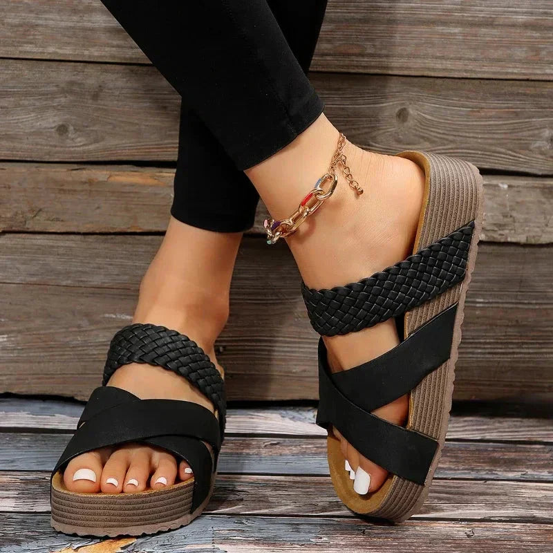 Flore – Sandales Orthopédiques Élégantes et Ultra-Confortables