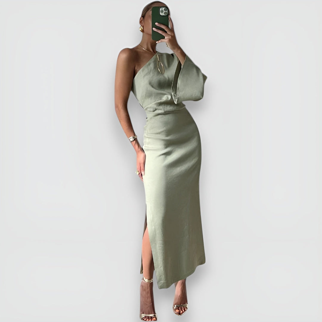 Zara - Robe Épaule Dégagée