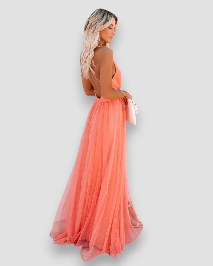 Lidia – Robe Maxi Élégante et Polyvalente