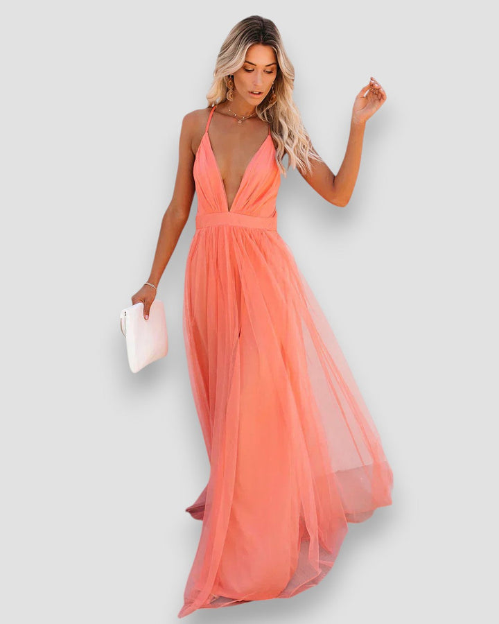 Lidia – Robe Maxi Élégante et Polyvalente