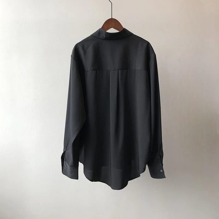 Monaco – Blouse Élégante en Soie Douce