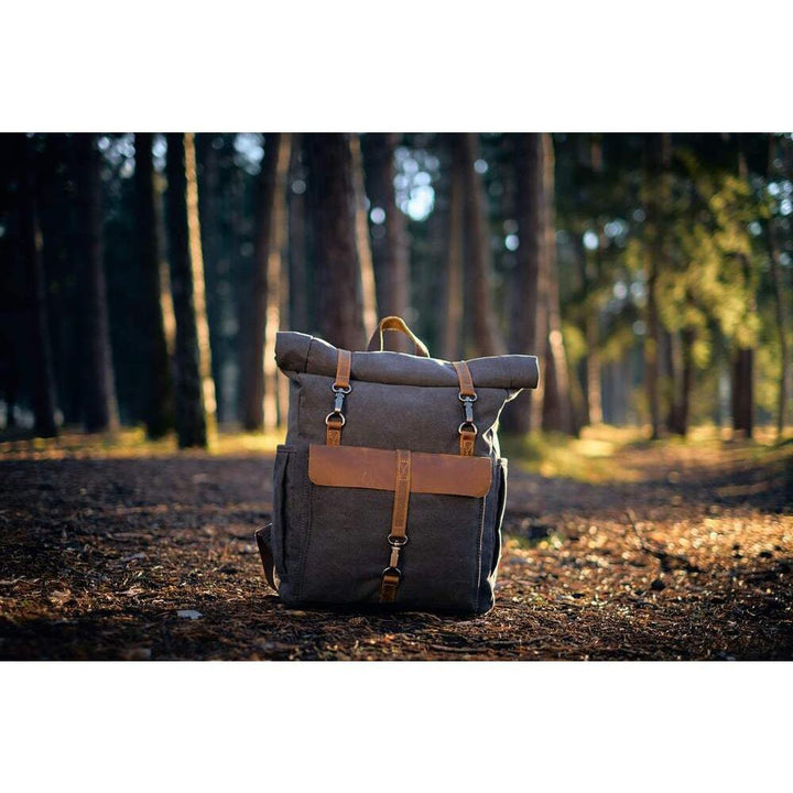 ZURICH - Sac à dos en toile rétro