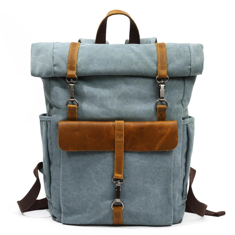 ZURICH - Sac à dos en toile rétro
