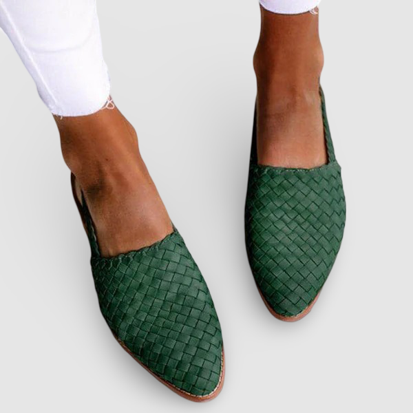 Bianca – Mocassins Tressés d’Exception