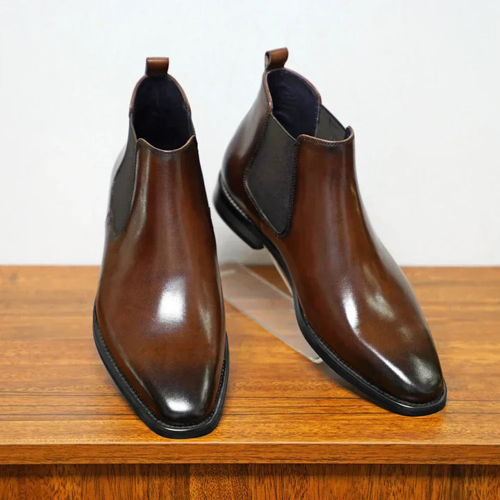 Blake – Bottines Chelsea en Cuir Vegan Raffinées
