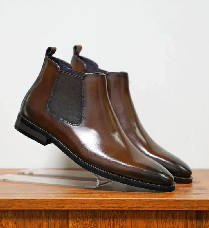 Blake – Bottines Chelsea en Cuir Vegan Raffinées