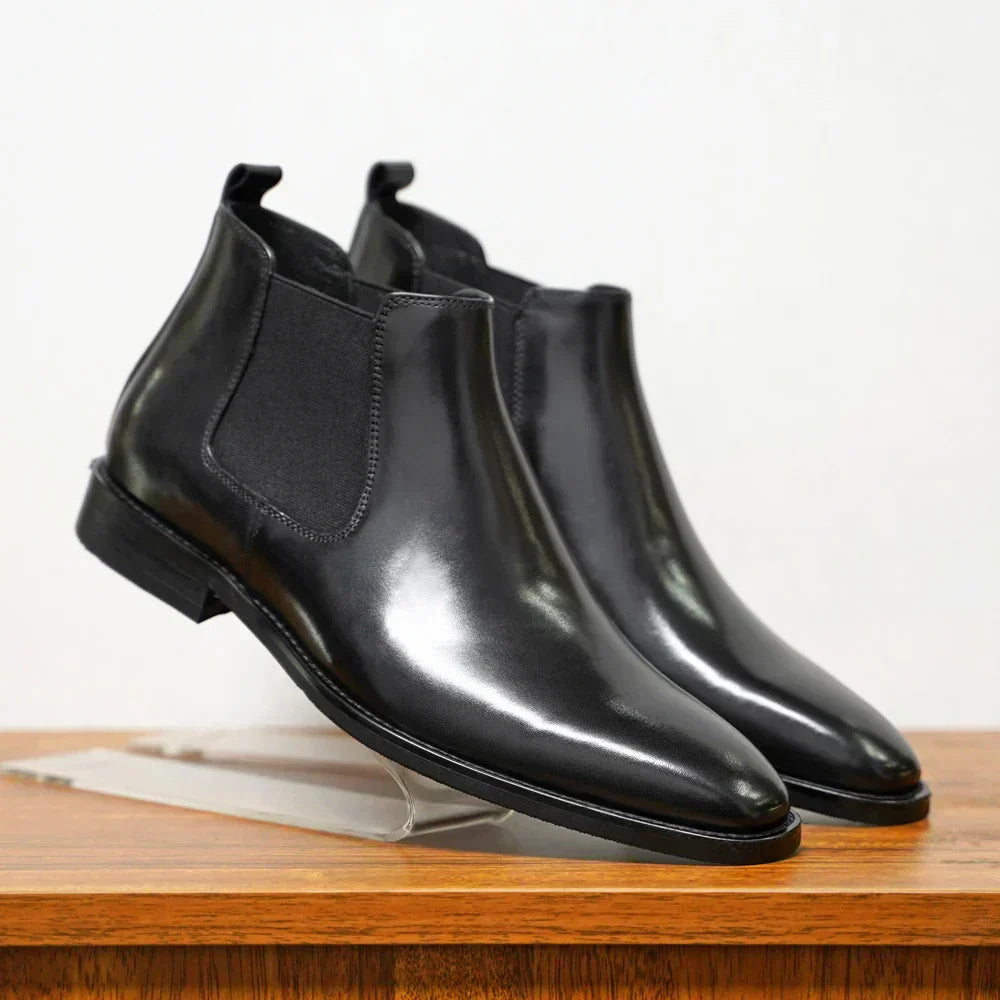 Blake – Bottines Chelsea en Cuir Vegan Raffinées