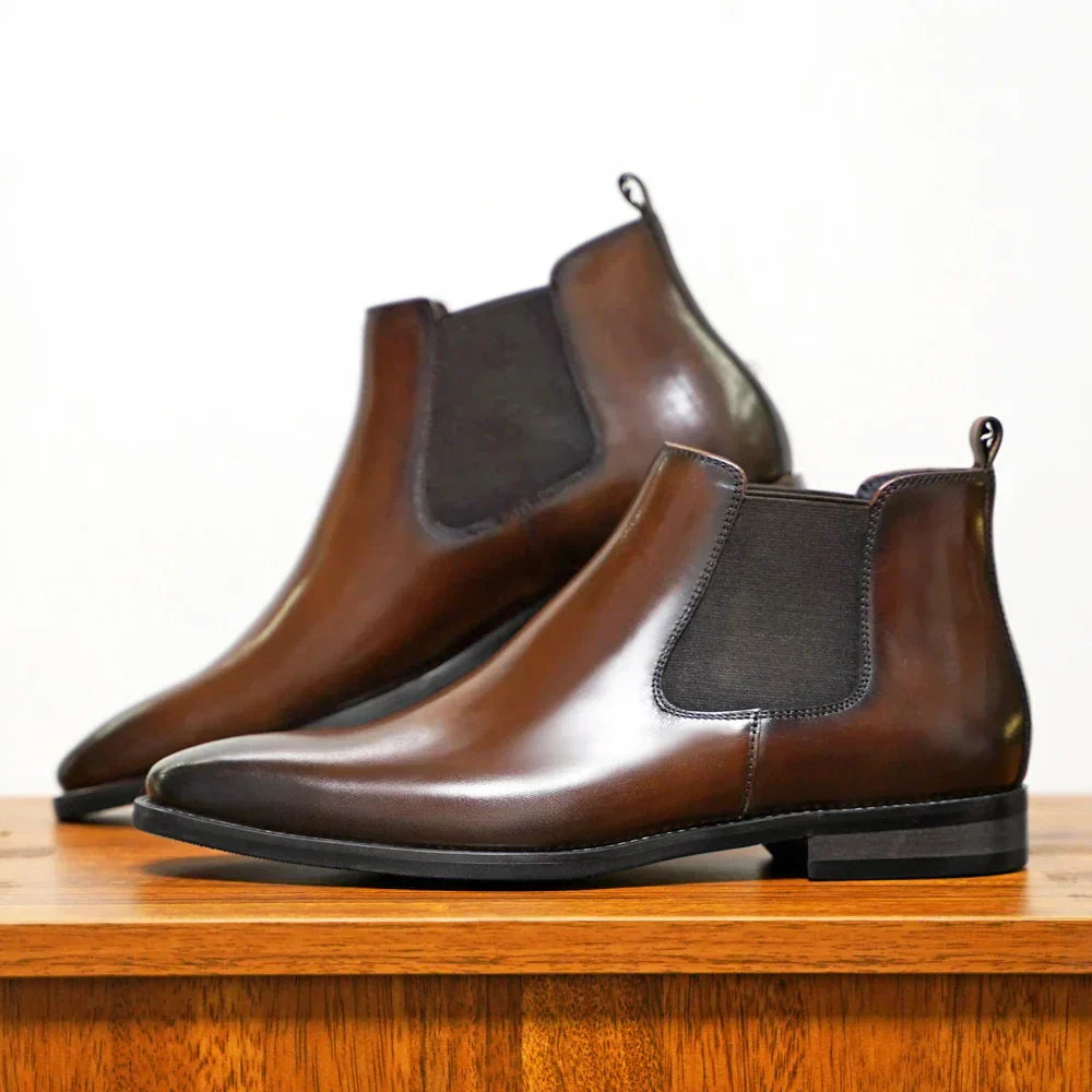 Blake – Bottines Chelsea en Cuir Vegan Raffinées