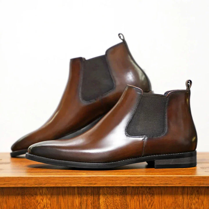 Blake – Bottines Chelsea en Cuir Vegan Raffinées