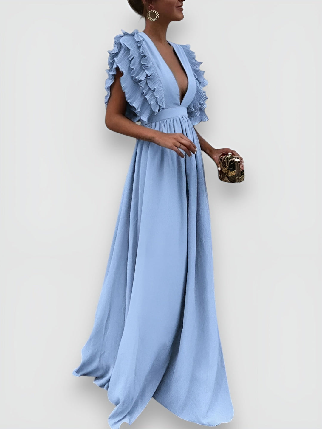 Ginevra – Robe à Décolleté en V
