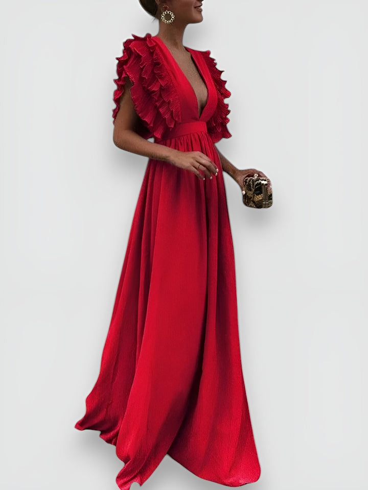 Ginevra – Robe à Décolleté en V