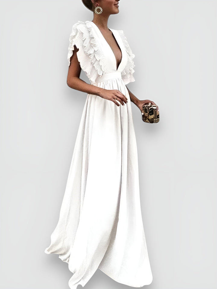 Ginevra – Robe à Décolleté en V